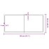 Tablero mesa madera tratada borde vivo marrón 140x60x(2-4)