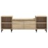 Mueble para TV madera contrachapada roble Sonoma 160x35x55