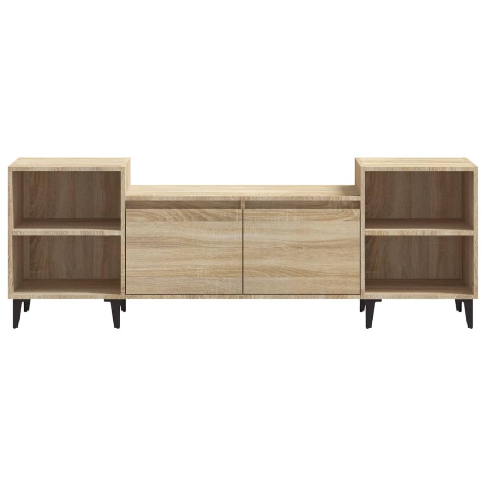 Mueble para TV madera contrachapada roble Sonoma 160x35x55