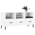 Mueble de TV madera de ingeniería blanco 102x36x50