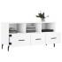 Mueble de TV madera de ingeniería blanco 102x36x50