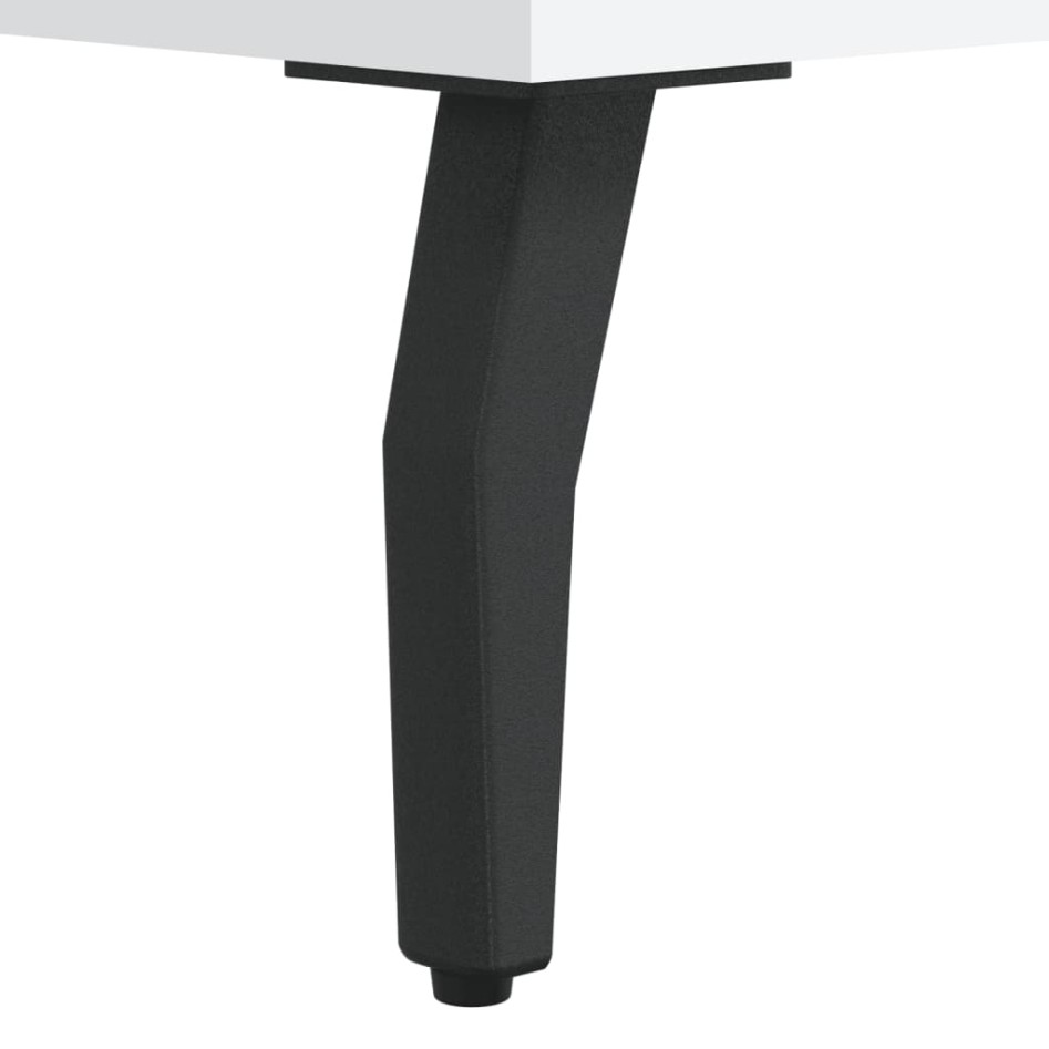 Mueble de TV madera de ingeniería blanco 102x36x50