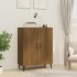 Aparador madera contrachapada color roble marrón 70x34x90