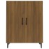 Aparador madera contrachapada color roble marrón 70x34x90
