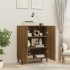 Aparador madera contrachapada color roble marrón 70x34x90