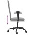 Silla de oficina altura ajustable tela gris