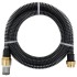 Manguera de succión con conectores de latón PVC negro 29 mm 7