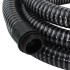 Manguera de succión con conectores de latón PVC negro 29 mm 7