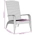 Silla de jardín Adirondack ratán sintético