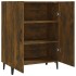 Aparador madera contrachapada color roble ahumado 70x34x90
