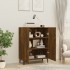 Aparador madera contrachapada color roble ahumado 70x34x90