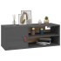 Armarios de pared 2 uds madera maciza pino gris 80x30x30