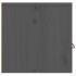 Armarios de pared 2 uds madera maciza pino gris 80x30x30