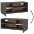 Armarios de pared 2 uds madera maciza pino gris 80x30x30