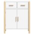 Aparador de madera contrachapada blanco 62x38x75