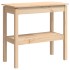 Mesa consola madera maciza de pino 80x40x75
