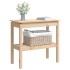 Mesa consola madera maciza de pino 80x40x75