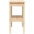 Mesa consola madera maciza de pino 80x40x75