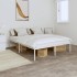 Estructura de cama sin colchón metal blanco 140x190