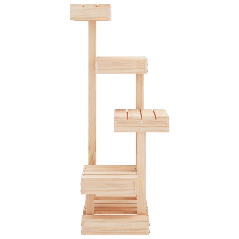Árbol para gatos madera maciza de pino 45,5x49x103