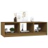 Mesa de centro de madera maciza pino marrón miel 110x50x34