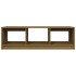 Mesa de centro de madera maciza pino marrón miel 110x50x34