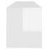 Mueble de TV madera contrachapada blanco brillo 120x30x40,5