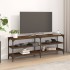 Mueble de TV madera contrachapada marrón roble 140x30x50