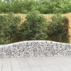 Cesta de gaviones forma arco hierro galvanizado 400x50x40/60 cm