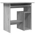 Escritorio de madera contrachapada gris Sonoma 80x45x74