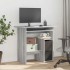 Escritorio de madera contrachapada gris Sonoma 80x45x74