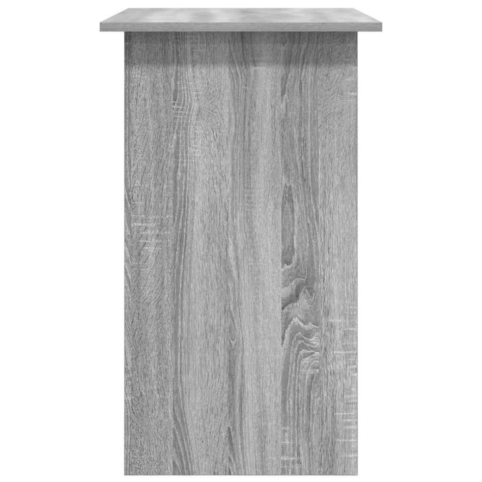 Escritorio de madera contrachapada gris Sonoma 80x45x74