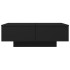 Mesa de centro madera contrachapada negro 90x60x31