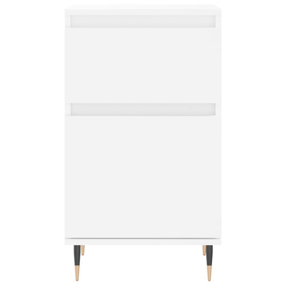 Aparadores 2 uds madera de ingeniería blanco 40x35x70