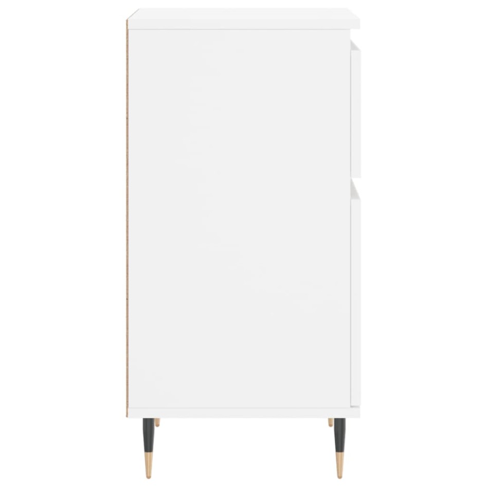 Aparadores 2 uds madera de ingeniería blanco 40x35x70