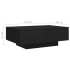 Mesa de centro madera contrachapada negro 90x60x31