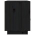 Mesitas de noche 2 uds madera maciza de pino negro 40x34x45