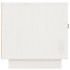 Mueble de TV de madera maciza de pino blanco 80x34x35