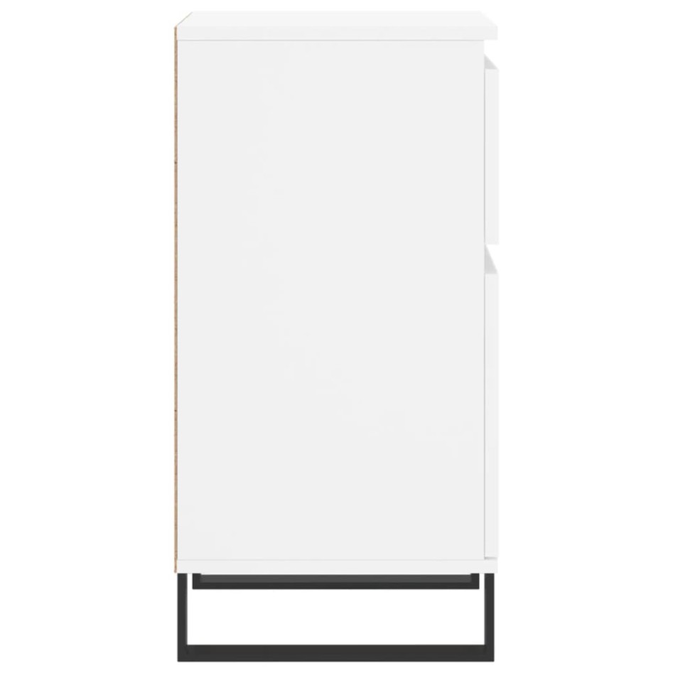 Aparadores 2 uds madera de ingeniería blanco 40x35x70