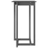 Mesa alta de bar de madera maciza de pino gris 60x60x110