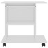Mesa de ordenador madera contrachapada blanco 80x50x75