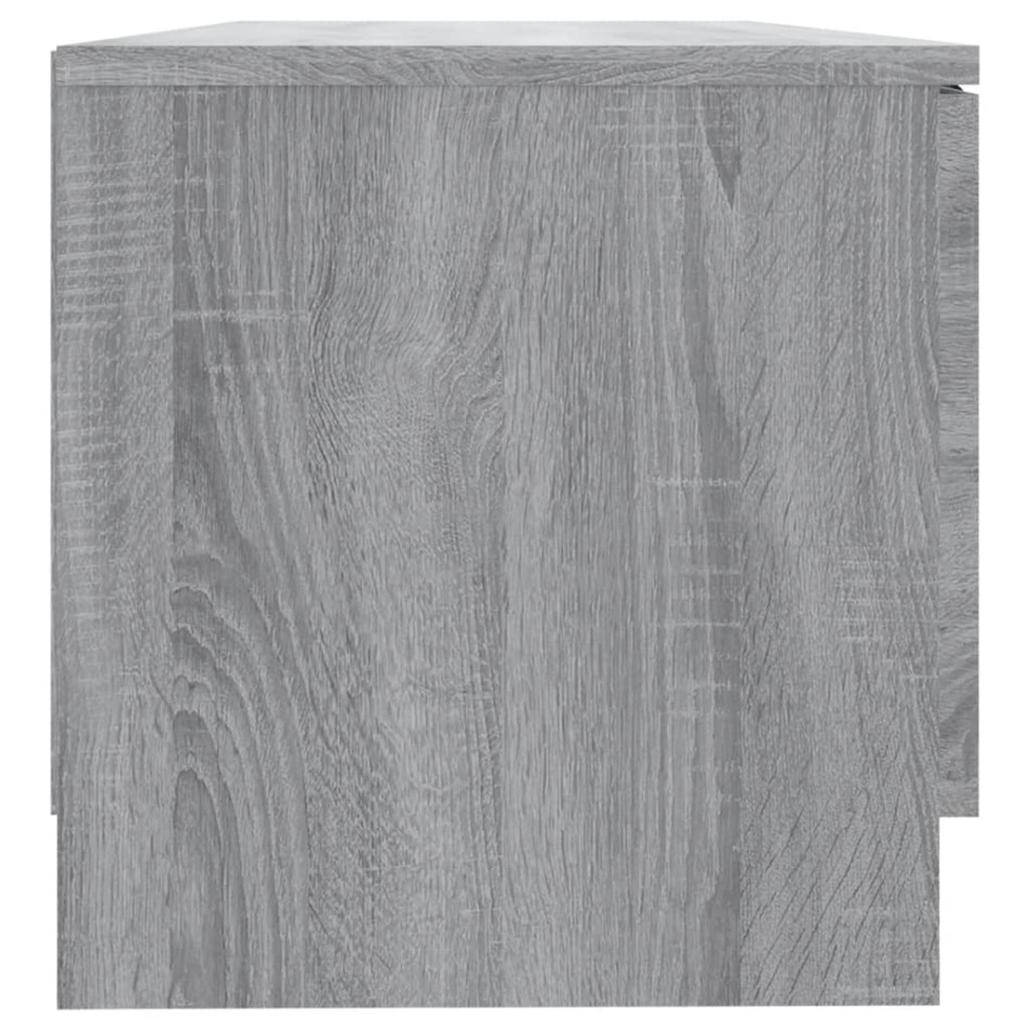 Mueble para TV madera contrachapada gris Sonoma 80x35x36,5