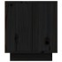 Mueble de TV madera maciza de pino negro 80x35x40,5
