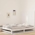 Cabecero de cama pared madera maciza pino blanco 127,5x3x90