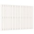 Cabecero de cama pared madera maciza pino blanco 127,5x3x90