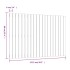 Cabecero de cama pared madera maciza pino blanco 127,5x3x90