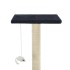 Rascador para gatos poste de sisal 95 cm azul