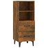 Aparador madera contrachapada roble ahumado 34,5x34x90