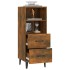 Aparador madera contrachapada roble ahumado 34,5x34x90