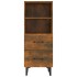 Aparador madera contrachapada roble ahumado 34,5x34x90